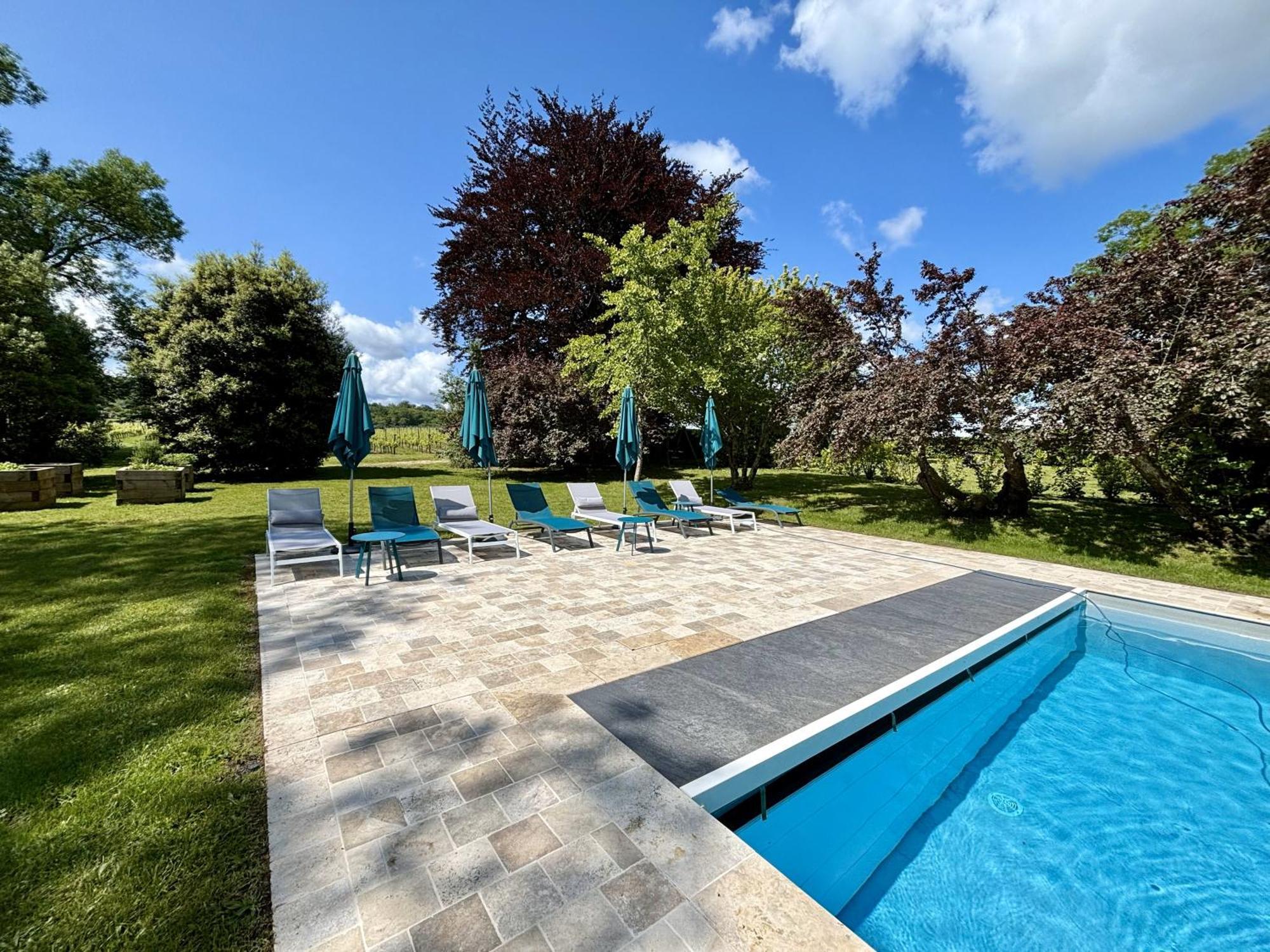 La Maison L'Eperon, Stylish 5 Star Villa Surrounded By Vineyard Near Saint Emilion Vérac Εξωτερικό φωτογραφία