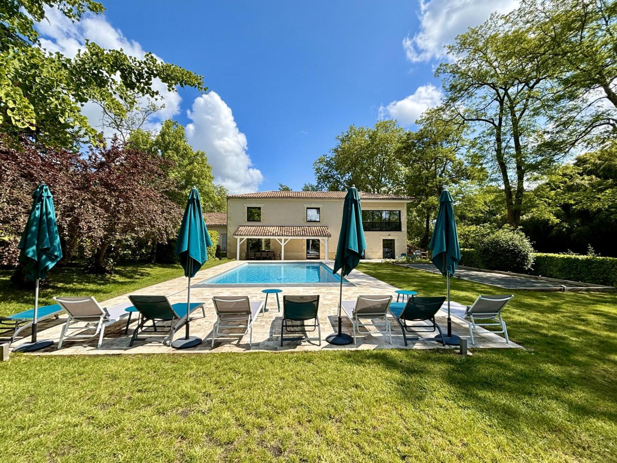 La Maison L'Eperon, Stylish 5 Star Villa Surrounded By Vineyard Near Saint Emilion Vérac Εξωτερικό φωτογραφία